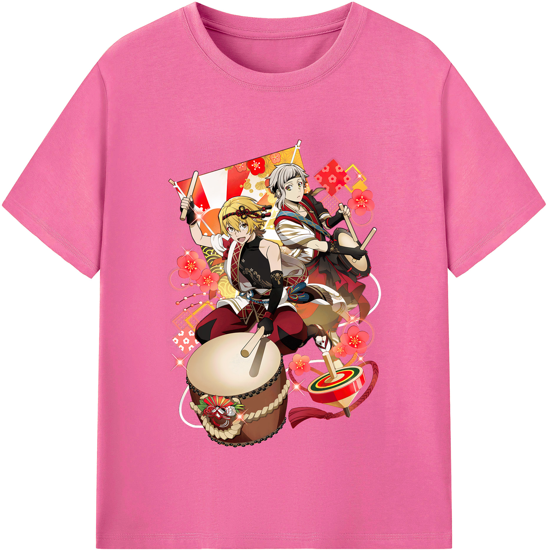 （画像用） 文豪ストレイドッグス Bungo Stray Dogs レディースカジュアルプリントTシャツ（綿100％）